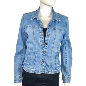 Live a Little Denim Jacket Light Wash Lightweight Jean Coat